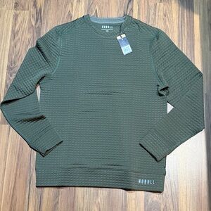 NOBULL Men's Olive Crewneck Sweater
